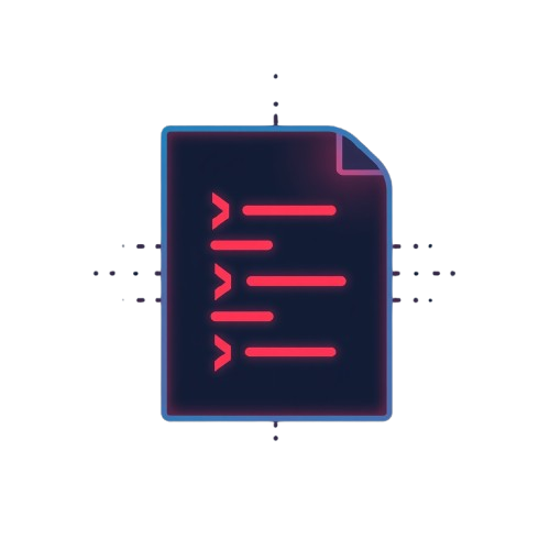 SD card icon with red text on a white background